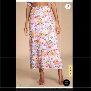 Floral wrap dress